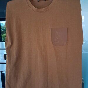 Brown sleeveless zara top
